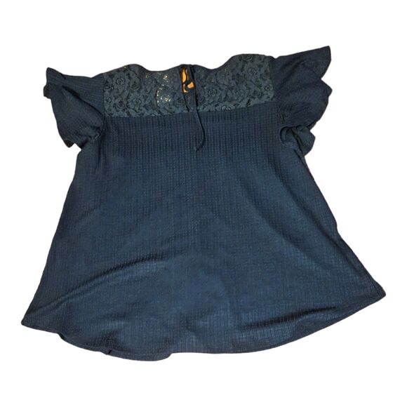 Topson Downs Large Blue Short Sleeve Bouse - Picture 3 of 5